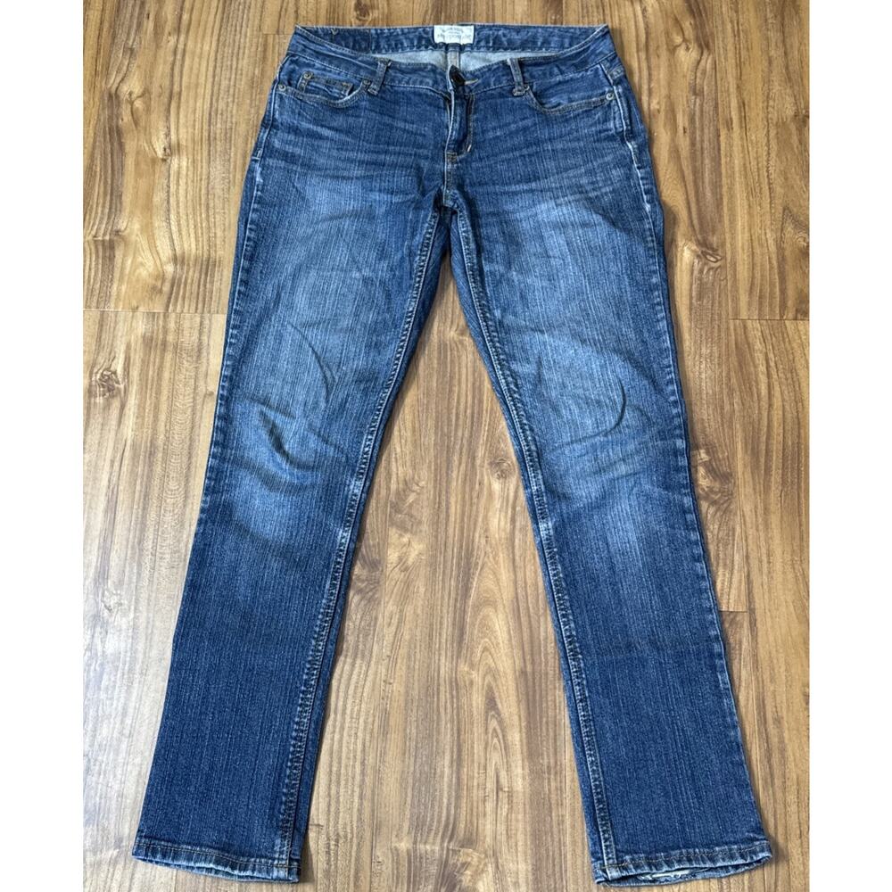 Aeropostale Jeans Women Size 3 / 4‎ SHORT Blue BAYLA Skinny Medium Wash